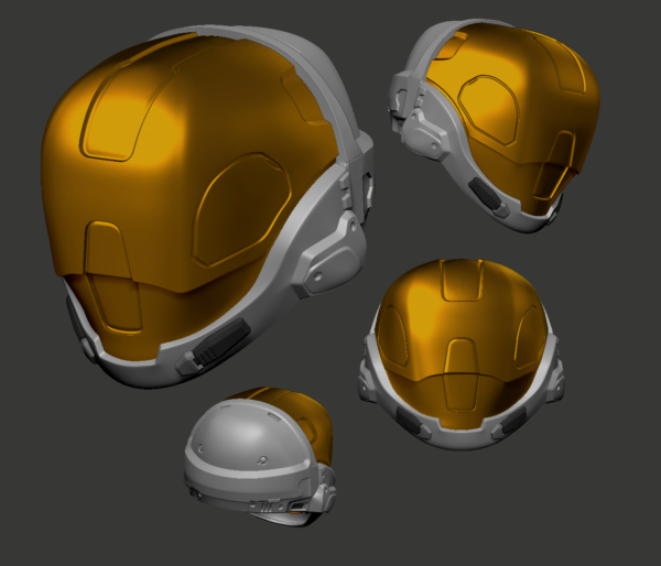 Halo 3 EVA Helmet STLs