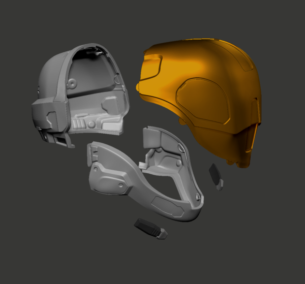Halo 3 EVA Helmet STLs