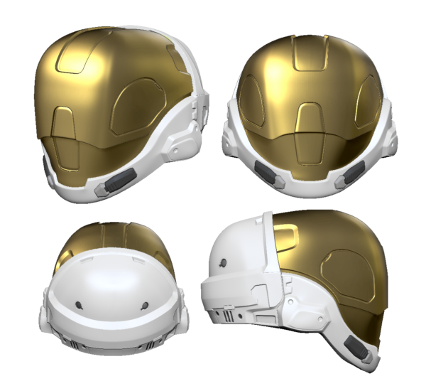 Halo 3 EVA Helmet STLs