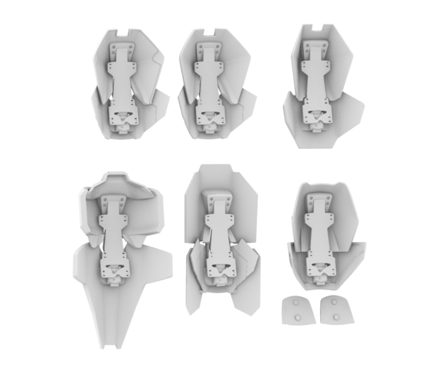 Halo 3 Modular Shoulder Variants